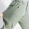 Pantaloni da uomo 5XL Pantaloni da trekking da uomo per esterni con cintura Pantaloni cargo da viaggio da pesca tattici leggeri multitasche impermeabili ad asciugatura rapida 231129