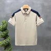 Polos pour hommes Chemises pour hommes Vêtements de luxe Mode d'été T-shirt décontracté à manches courtes T230523