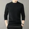 男子セーター冬の秋の男性居心地の良い黒い灰色のベージュニットトップロンビック格子パターンニットウェアポリエステルナイロンビスコースブレンド