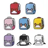 Mode unisexe 2D dessin sac à dos mignon dessin animé sac d'école bande dessinée Bookbag pour adolescent filles garçons sac à dos voyage sac à dos K726292F