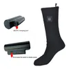 Spor çorapları kış elektrikli ısıtmalı 3 7v 2200mAh şarj edilebilir termal 3 seviye ısıtma nefes alabilen ve bisiklete binme için hızlı kurutma 231129