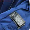 Men s Jackets Black Blue Flocked PA Set 1 High quality Palm Zippered Jacket 231129