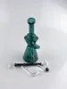 New Hookahs small backwater glass bong factory direct supply to accept personalized custom 14mm glass oil rigs stained ZZ