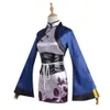 Black Butler Ran Mao Costume Cosplay Anime Donna Cheongsam e parrucche Copricapo Carnevale di Halloween Cosplayer Dress Up