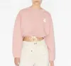 24ss Nuova felpa con cappuccio Isabel Marant Designer Pullover Felpa Semplice stile classico Casual Hot Diamond Strap Girocollo Donna Allentato con cappuccio Trend Sport Maglione Top