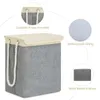 Organizacja koszyk pralni Dirty Ubrania koszyk z uchwytem wodoodporne domowe opróżnienia duża pojemność pyłu dla domowych toreb do przechowywania domu