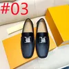 Designer hommes mocassins printemps et automne luxueux hommes mocassins chaussures habillées en cuir véritable chaussures plates pour hommes