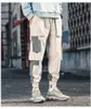Herenbroek heren vracht hiphop streetwear zakken joggers joggers Japanse stijl harajuku harem sport pant man cotton clothiong