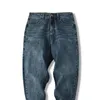 Jeans pour hommes droit avec poches homme pantalon de cowboy pantacourt Kpop designer style coréen rue japonaise classique jambe large