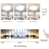 天井照明モダンリモートコントロール調光式LEDランプK9光沢クリスタルライトアクリルリビングルームベッドルーム照明器具