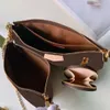 Sac de créateur Felicie Pochette Chaines Sacs à bandoulières mode Retail en cuir crayon Crossbodybags Hands Femme Chain Mini Wallet 3 pièces PAS BOX