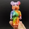 4 inch Bong Silicone Angry Bear Hand Pipe Smoking Hand Pipe Bowl Collectible Hand Pipes Colorful