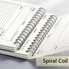 Anteckningar Planner Agenda Spiral A5 Notebook Schedules Daily Plan to Do List Notepad 160 sidor Thick Office School Supplies Stationery 231130