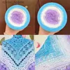 Yarn 300g Cake Gradient Color Crocheted Shl Blanket DIY Hand Knitted Cotton Blended Yarn L231130