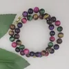 Ketten Schöne 10 mm mehrfarbige Tigerauge Perlen Mode Halskette 18 Zoll Damen High Jewelry Geschenk