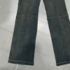 Designer Jeans Dames Denim Broek Letter Rechte beenbroek Hoog getailleerde mode-jeansbroek
