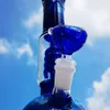 Bong da fumo in vetro da 10 pollici con narghilè, pipa da fumo, bong con gorgogliatore + ciotola da 14 mm