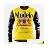 Camisas de ciclismo Tops BMX Moto Mountain Bike Mens Dh Enduro Motocross Jerseys Sportswear Downhill Jersey Bicicleta Roupas 220616 Drop de Dh3Cp