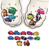 20 pz/set auto da corsa Jibbiz Story Accessori per scarpe Giardino Auto Sandali Fibbia Decorazioni Fit Croces Jibz Fascino Bambini Regali Del Partito