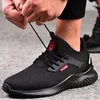 Sicherheitsschuhe Sicherheitsschuhe Herren mit Stahlkappe Anti-Smash Herren Arbeitsschuhe Sneakers Leichte pannensichere unzerstörbare Schuhe Drop 231130