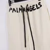 Palm Angels Pants 2023 Klasyczny druk literowy Prosty jesień/zima moda luksusowy luksusowy i damski spodni unisex 02