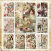 Gift Wrap 40sheets Vintage Scrapbooking Sticker Pack For Card Making DIY Junk Journal Background Decorative Craft Stickers