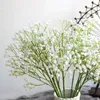 Flores secas Gypsophila Buquê Artificial 108 Cabeça Branco DIY Plástico Falso Buquês Florais Arranjo Casamento Casa Decoração Interior 231130