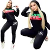 Women's Tracksuits Designer Little bee embroidery decoration women's new casual printed sportswear suit Christmas gift