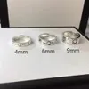 Echter Ring aus 925er Sterlingsilber für Männer und Frauen, klassische Mode, Totenkopf, Straßenliebhaber, Party-Geschenk, Schmuck, 226 r