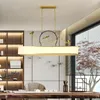 Pendant Lamps Chinese Style Copper Tea Room Dining Chandelier Creative Personality Modern Simple Rectangular