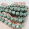 Lose Edelsteine, natürliche Burma-Jade/Jadeit, runde Perlen, 10,2–10,4 mm