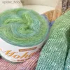 YARN 250m Gradiente colorido bolo de fios de algodão orgânico Fio Diy Primavera/Verão Crochê Linha de renda de renda manual YARN LONO MOLO L231130