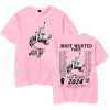 Bad Bunny Most Wanted Tour 2024 Wysokiej jakości stylowe mężczyzn T Shirt Mężczyźni Mężczyźni Letni moda o nokrecie Krótkie T-koszulki Designers Krótkie rękawie 5249