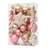 Kerstversiering 20/29 STKS Roze Kerstbal Ornamenten Boomversieringen voor Feestelijk Bruiloftsfeest Kersthanger Vakantie DIY Decoraties 231129