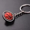 Nyckelringar Adojewello Football Keychain Basketball Key Chain Soccer Keyring Gift för fanhållare HOLES HOLD