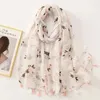 Scarves Luxury Brand Cotton Scarf Women Large Shawls Design Hijab Echarpe Print Tassel Lady Beach Stole Muffler Foulard Pareo 231130