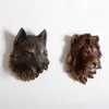 Decoratieve objecten beeldjes hars tijger leeuw beer wolf luipaard hoofd bar muur hangende ornamenten dier Scandinavisch interieur woonkamer decoratie 231130