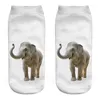 Vrouwen Sokken 3D Printi Kleding Vrouw Unisex Leuke Low Cut Enkelsok Casual Grappige Olifant Sokken Hip-Hop Mode drop Schip