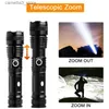 Torches Most Powerful xhp50 LED Flashlight usb Rechargeable 18650 Zoom Aluminum Alloy led torch Best Camping Outdoor Emergency use Q231130