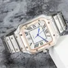 Wiadomości moda luksusowa męska seria błyskawicy automatyczny zegarek mechaniczny pełny zegarek ze stali nierdzewnej Sapphire Waterproof Watch