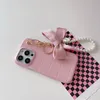 Custodie per borsetta Princess Pinky Fashion per iPhone 13 Pro Max 12 Custodie per bracciale promax iphone14pro plus 14promax Custodia morbida per fotocamera con copertura completa Borse antiurto