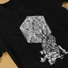 Herren-T-Shirts, Goblin mit D20, Herren-T-Shirt, DnD-Spiel, O-Ausschnitt, Polyester-Shirt, lustige Geburtstagsgeschenke