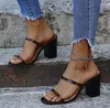 Sukienka buty Pvc Kobiety Pumpy Chunky High Heels Chaussure Clear Transparent Sandals Sandały Kobiety Zapatos Mujer sapato K0101