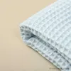 Blankets Swaddling Waffle Baby Swaddle Blanket Towel Cotton Solid Color Bath Towel Newborn Receving Blankets Wrap Stroller Blanket Bedding Items R231130