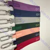 Lu tappade aldrig nyckelring XTDH2014 Fashion Yoga Women Fitness Running Elastic Keychains High Quality