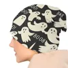 Berets Halloween Thin Skullies Beanies Caps Ghost Boo Hat Sport Sports Bonnet Hats For Men Women