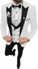 Мужские костюмы Блейзеры Смокинг 3 предмета Slim Fit Костюм Двубортный жилет Свадебный для мужчин Партия Выпускной комплект Блейзер Брюки 231129