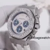 Schweizer Luxusuhren für Herren Audemar Pigue 26231 Royal Oak Panda Face Prince Text The Same Damenuhr aus Stahl mit Diamantbesatz Automatische mechanische Schweizer Uhr Luxus Ga HBDU