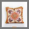 Luxe karamel paarden afdrukken goudbruine kleur kussenomslag decoratieve kussensloop kunst huis bank stoel beddengoed coussin