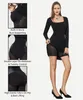 Dames Shapers Lang Casual Damesjurken Mode Strakke jurk Elegante bodysuit Shaping Wear Sexy Bodycon 2 in 1 Buiktrimmer Shapewear